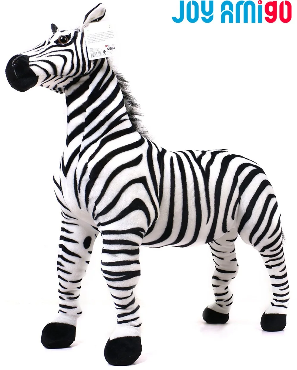 Zelassie the Zebra Lifelike Stuffed Animal Plush Zebra Real Life Soft
