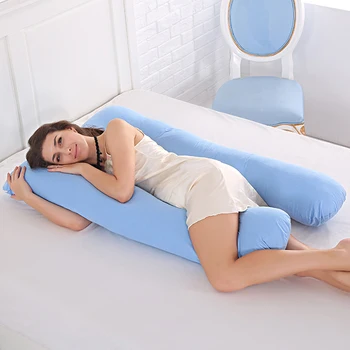 

Sleeping Support Pillow For Pregnant Women Body Cotton Pillowcase U Shape Maternity Pillows Pregnancy Side Sleepers Bedding
