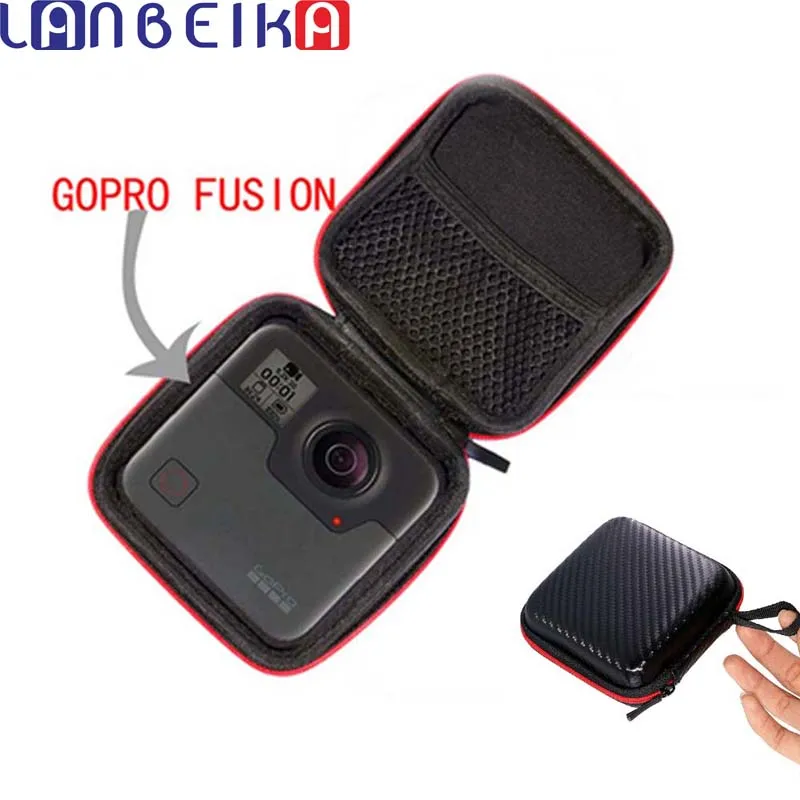 

LANBEIKA Mini Eva Cover Protective Case Waterproof Storage Camera Bag For Gopro Hero Fusion 7 6 5 4 3+ SJCAM SJ4000 SJ6 SJ7 Eken
