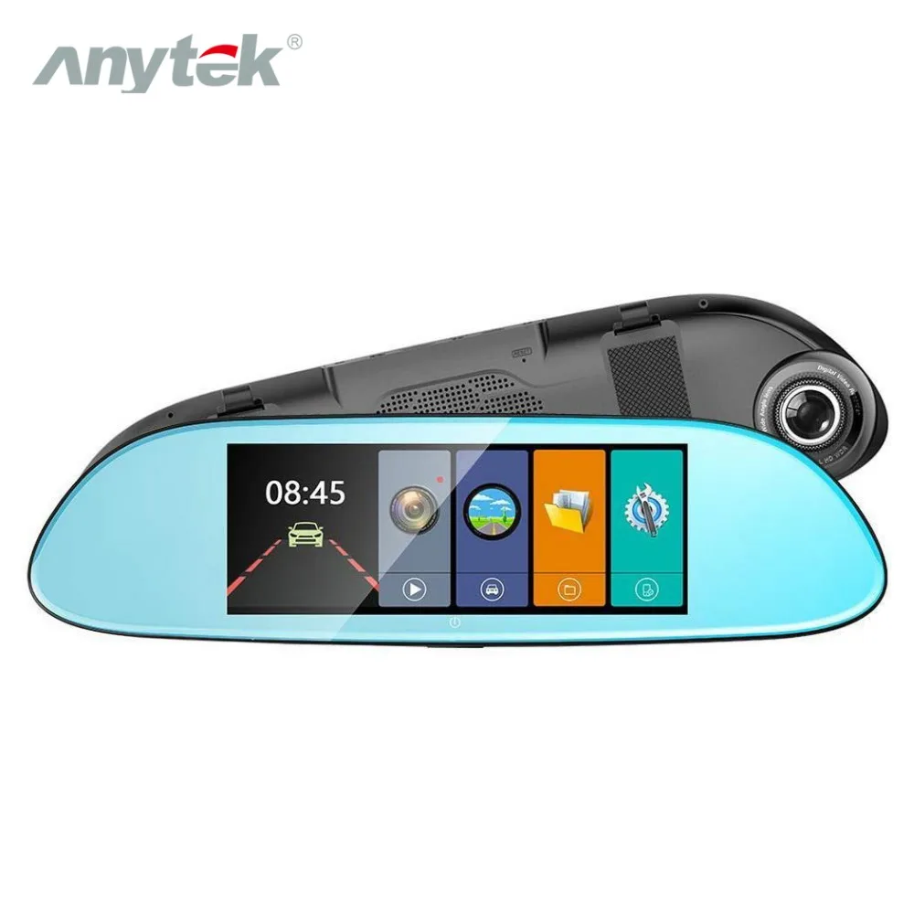 Автомобильная камера Anytek T80 7 дюймов 1080 P Автомобильный видеорегистратор