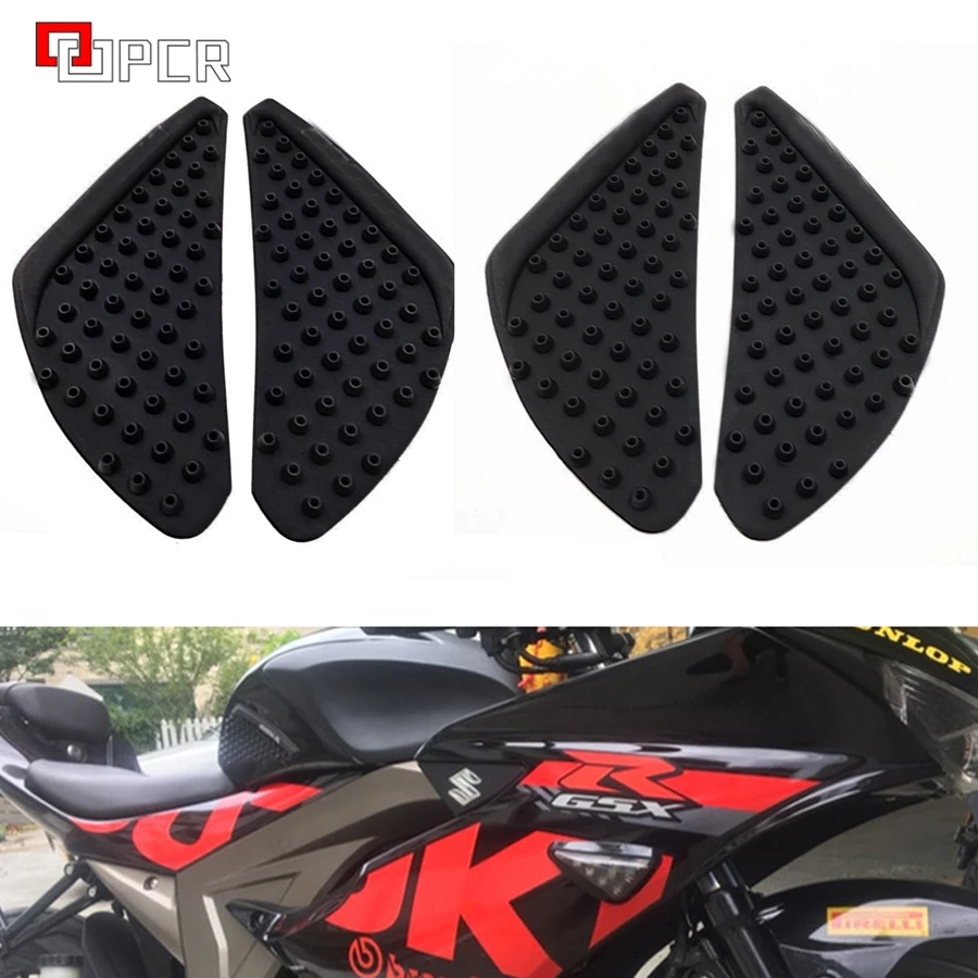 Decal Story Red Gas Fuel Tank Decal Pad Anti Slip Traction Side Knee Grip Protector For Suzuki GSXR 1000 2009-2016 Gixxer 