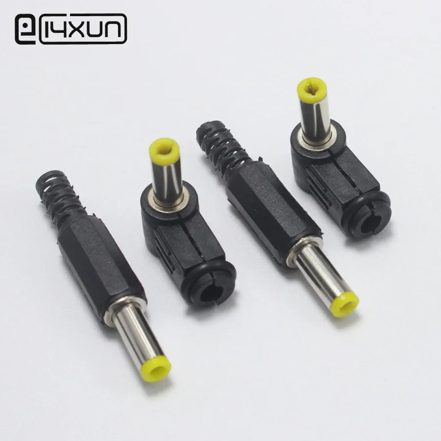 

20pcs 5.5*2.1 / 5.5*2.5mm Male DC Power jack Plug Connector Welding Electrical Plugs Audio DIY Parts Yellow Head