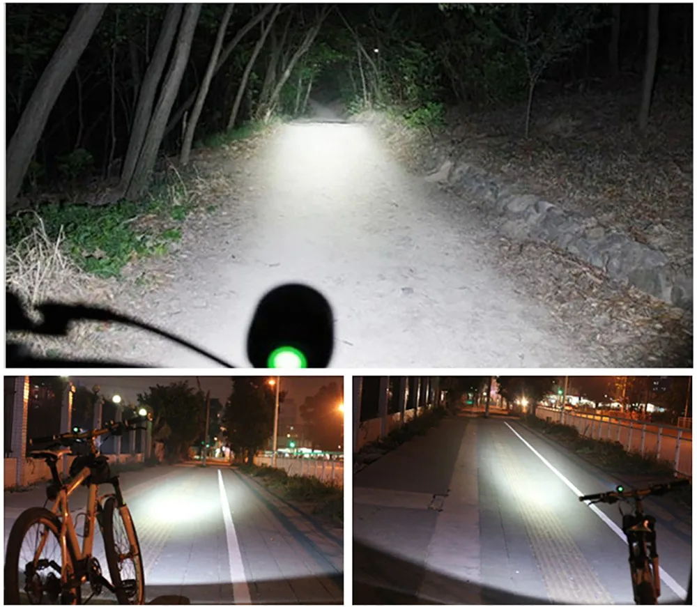 1800 Lumen T6 L2 fishing Bike Bicycle LED Light Flashlight Waterproof  Brightness 5V2A USB Interface Headlight Lamp