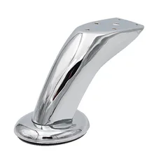 Упаковка из 4 шт.) мебель ножки хромированный шкаф стол диван кровать ноги черное кресло Стенд ноги H = 120 мм