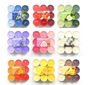 

2boxes Candle tea light 14g 9pcs/box wedding candle Talent Fareast candles 9pcs different smell Bar candle wedding party scented