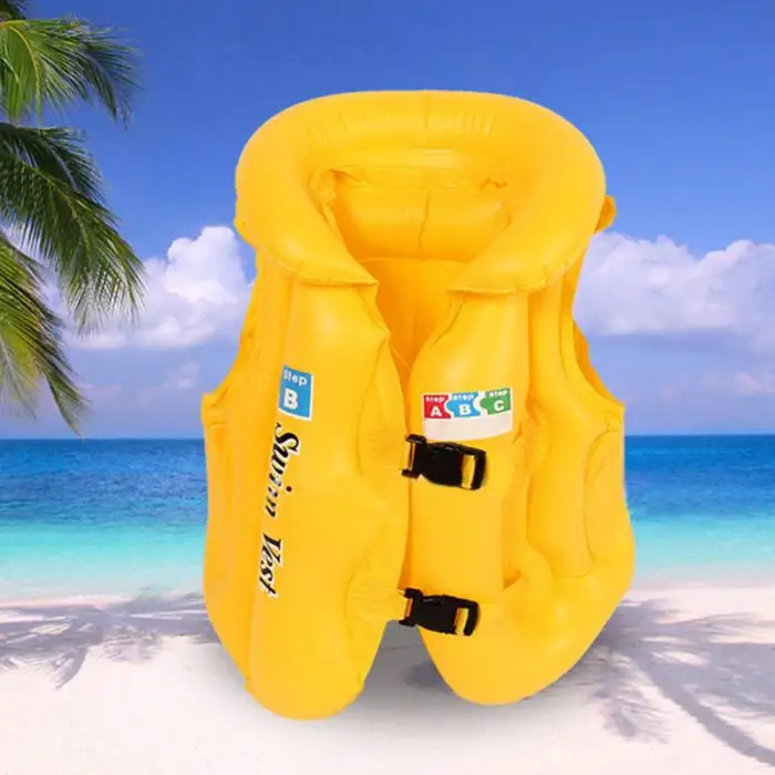 Baby Life Jackets Kids Float Inflatable Swim Vest Life Jacket Swimming Aid for Teens KH889