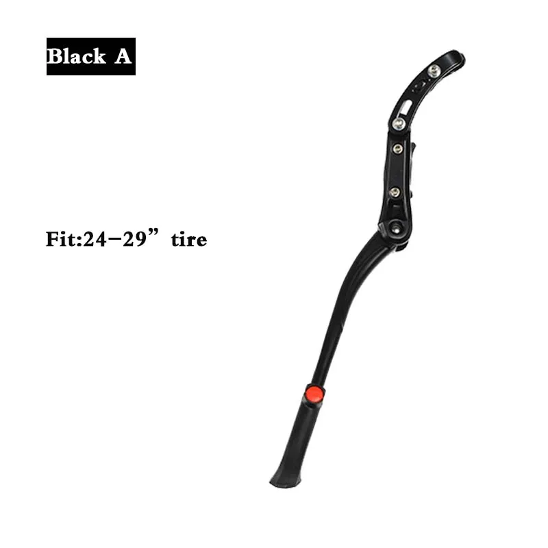 ROCKBROS 2"-29" стойки боковая подставка для велосипеда MTB kickstand дорожный велосипед парковка ноги Регулируемый 36-40,5 см Аксессуары для велосипеда BMX - Цвет: Black A