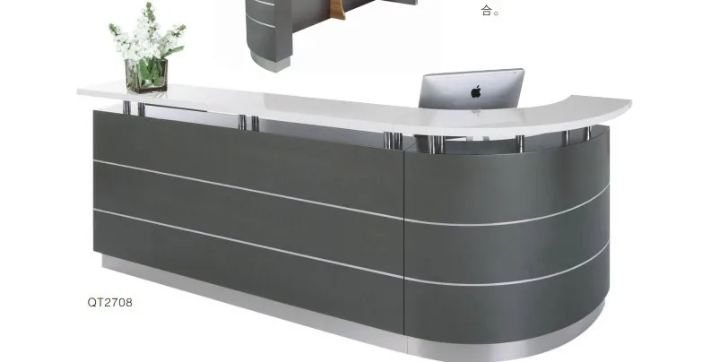 Больничный стоматологический центр клиника изогнутый фотометр # QT2708B|marble reception