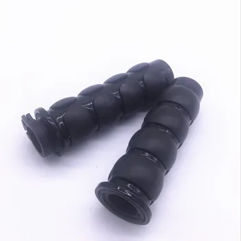 

A Pair Black 1" Motorcycle Hand Grips Universal Non-slip Motocross Bobber Cruisers Handlebars Grips Control for Honda for Harley
