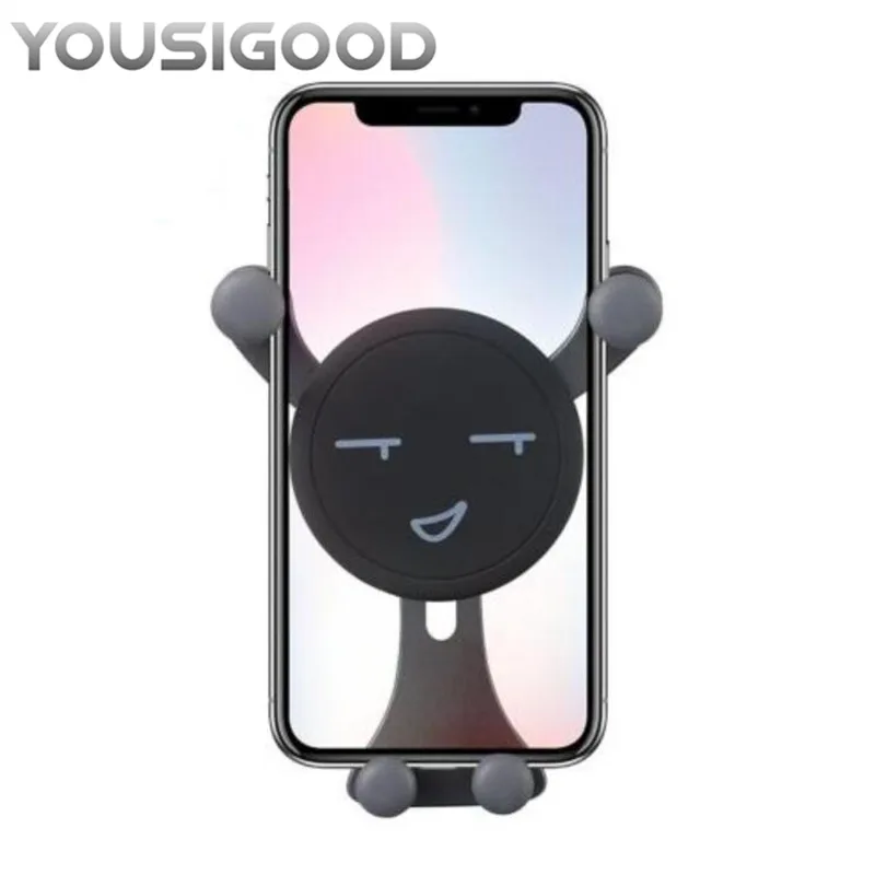 

YOUSIGOOD Gravity Stand for Phone Car Cell Phones Holder Smartphone Stand Universal Car Phone Holder Snap-type PhoneS GPS Stand