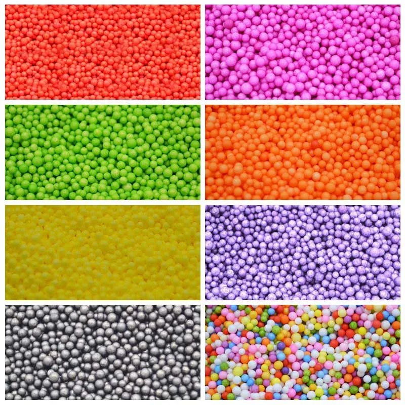 3mm Foam Balls Decorative Craft Bubble Ball Gift Box DIY Wedding/Christmas/Party Bottle Vase Decor Pillow Filler Styrofoam Ball