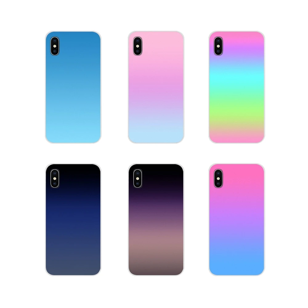 

For Motorola Moto X4 E4 E5 G5 G5S G6 Z Z2 Z3 G G2 G3 C Play Plus Gradient Changing Colors Accessories Phone Shell Covers