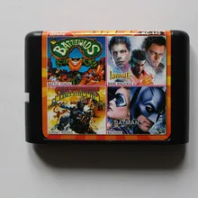 Battletoads/голые костяшки/закат всадников/Бэтмен 16 бит MD карточная игра для Sega 16bit игры