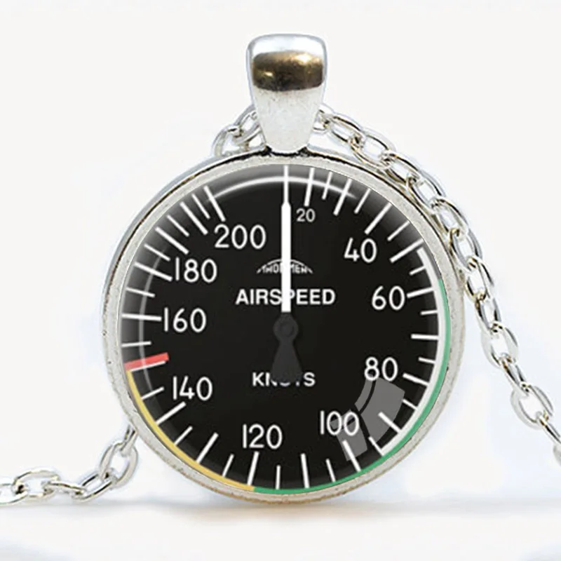 Пилот ювелирные изделия Air speed Indicator Avionics самолет инструмент пилот подвеска