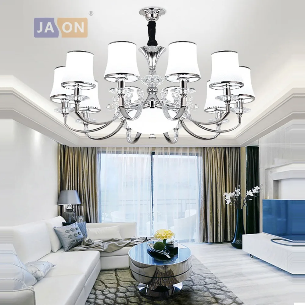 

led e14 Nordic Iron Glass Crystal Chrome LED Lamp LED Light Pendant Lights Pendant Lamp LED Pendant Light For Dinning Room