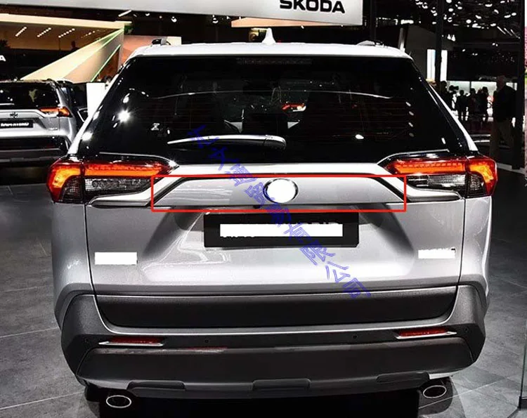 Для TOYOTA Rav4 (XA50) 2019 2020 ABS Хром задние ворота двери логотип детали литья Безель