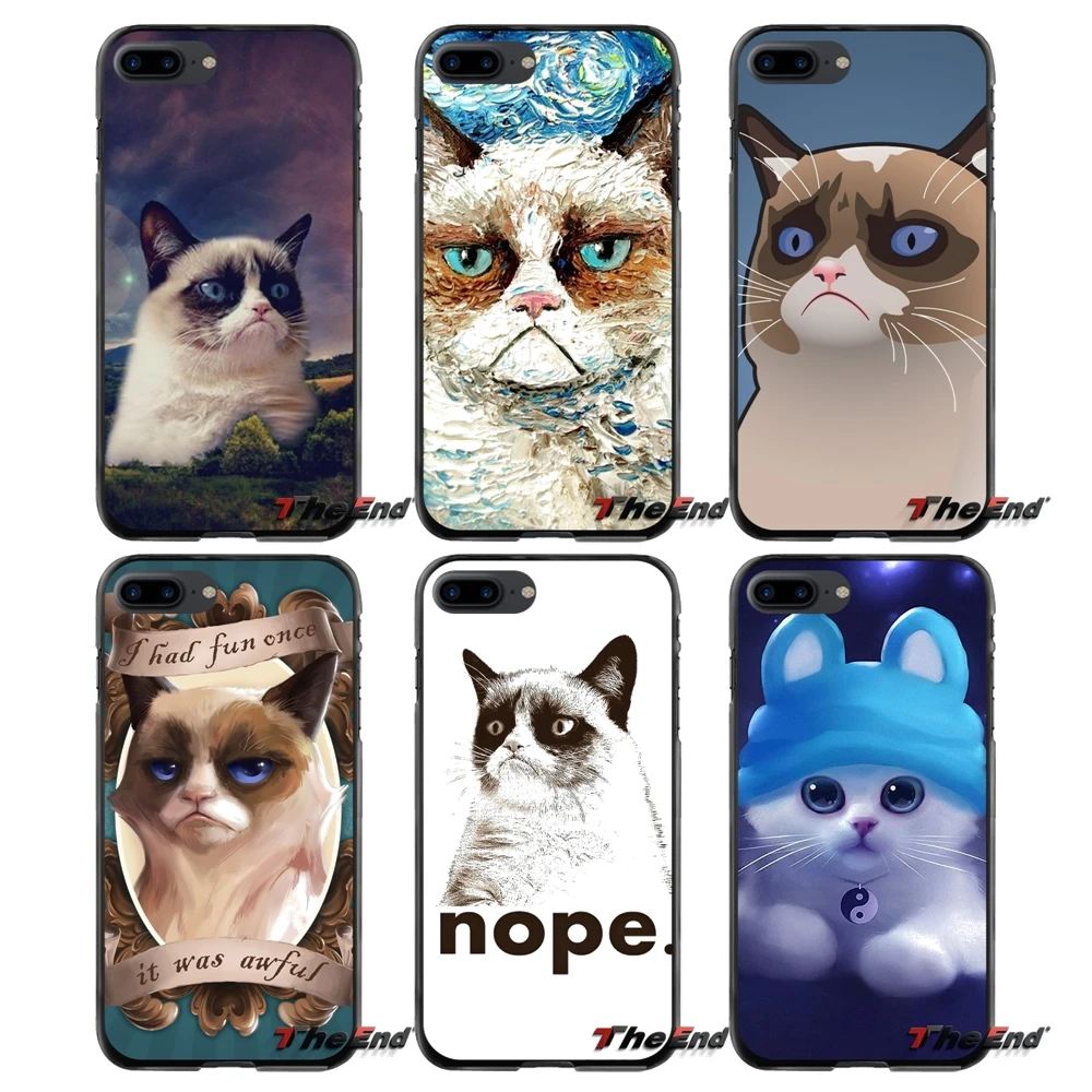 

Accessories Phone Shell Covers For LG G6 L90 V20 Nexus 5X 6P K10 Moto E E2 E3 G G2 G3 G4 G5 PLUS X2 Play Grumpy Cat Animal