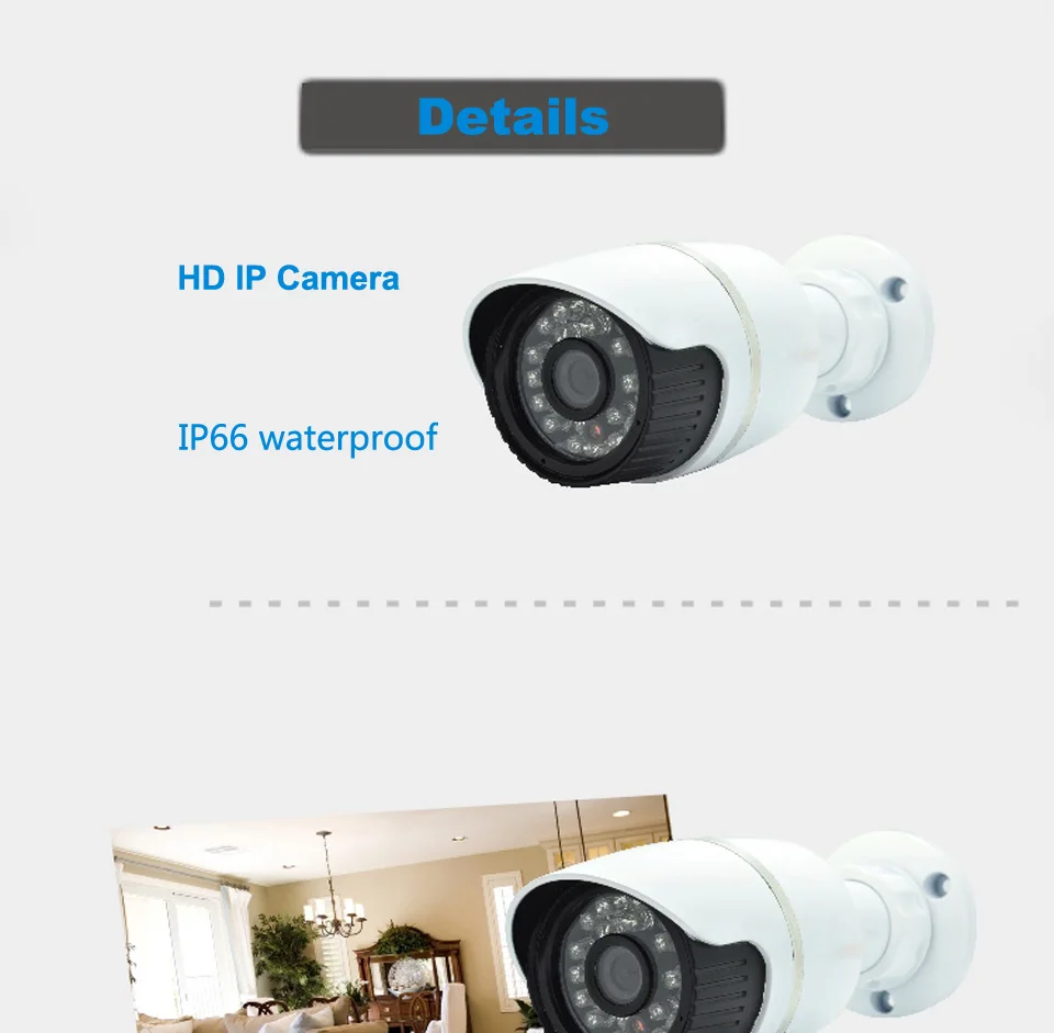 Heanworld 1080 P цилиндрическая наружная HD IP камеры cctv Поддержка камеры безопасности P2P onvif взгляд мобильного телефона день и ночь