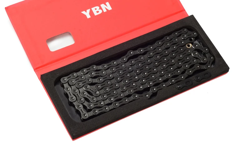 Top YBN 11S MTB Road Bike Chain 11 Speed Black Diamond Hollow 22s 33S Chains for Shimano SRAM Campanolo System Bike Parts 1