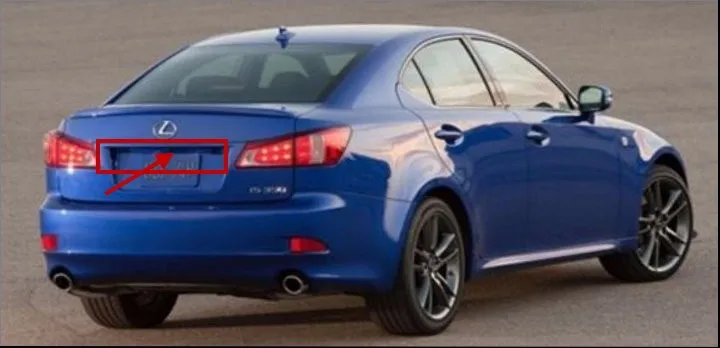 Liandlee для Lexus IS250 IS300h IS350~ автомобильный лазерный светильник, предупреждающий Предупреждение лазерный светильник, дымка, дождь, туман, снежный светильник s