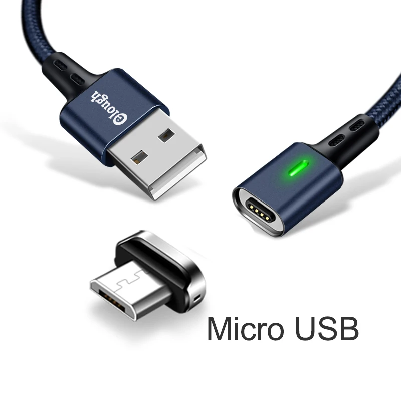 1 м 3 А USB Магнитный зарядный кабель для iPhone usb type c Micro USB 3 в 1 Магнитный зарядный кабель для iPhone X XR 8 7 6 - Цвет: Micro USB head cable