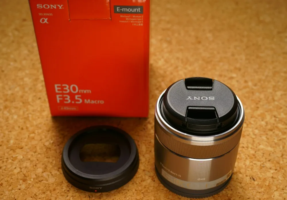Sony E 30mm f/3,5 макрообъектив SEL30M35 для A5000 A5100 A6000 A6300 A6500 A7S A7R