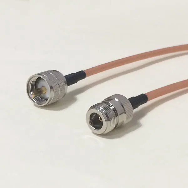 High-quality low-attenuation UHF Male Plug PL259 Switch N Female Jack RF coax cable RG142 15CM/30CM/50CM 20