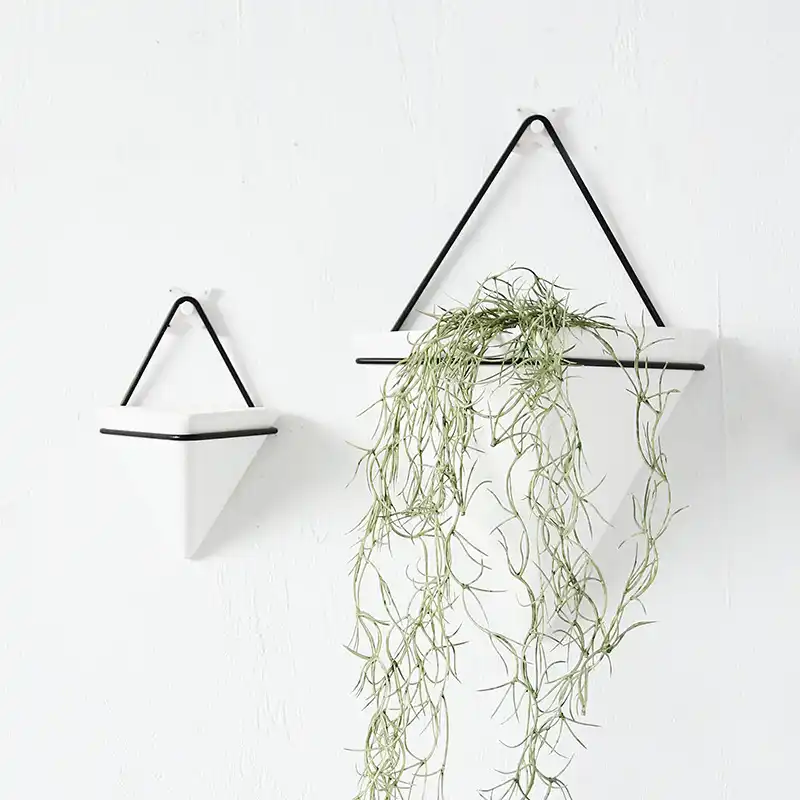 Innovative Hanging Planter Vase Ceramic Flower Pot Geometric Wall Decor Container Succulent Plants Home Hotel Office Innovative Hanging Planter Vase Ceramic Flower Pot Geometric Wall Decor Container Succulent Plants Home Hotel Office