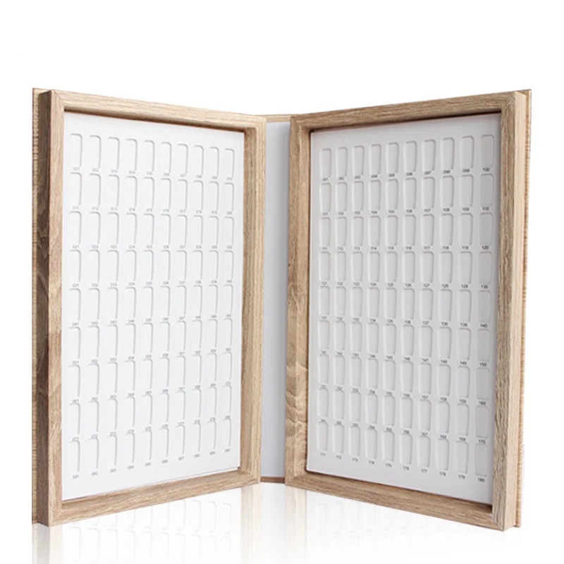

180 Colors Wooden Nail Display Book Nail UV Gel Polish Display Card Book Chart For Manicure Salon