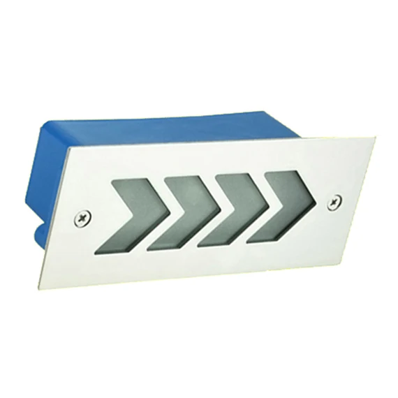 Sinal de Luz Indicação da Seta da Escada de Aço Inoxidável à Prova ao ar Livre Lâmpadas Subterrâneas Led d' Água Ip65 Jardim 3 w - 5 11 High Quality Luzes e Iluminação