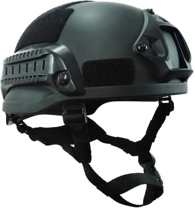 

Mich 2002 Military Tactical Combat Helmet w/ NVG Mount & Side Rail For Field game Airsoft tactical helmet