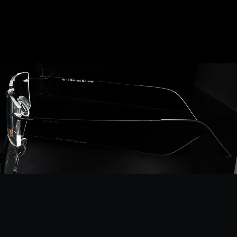 Sorbern Brand Men's Rimless Eyeglasses Pure Titanium Glasses Frame for Men Ultralight Memory Prescription Glasses oculos de grau