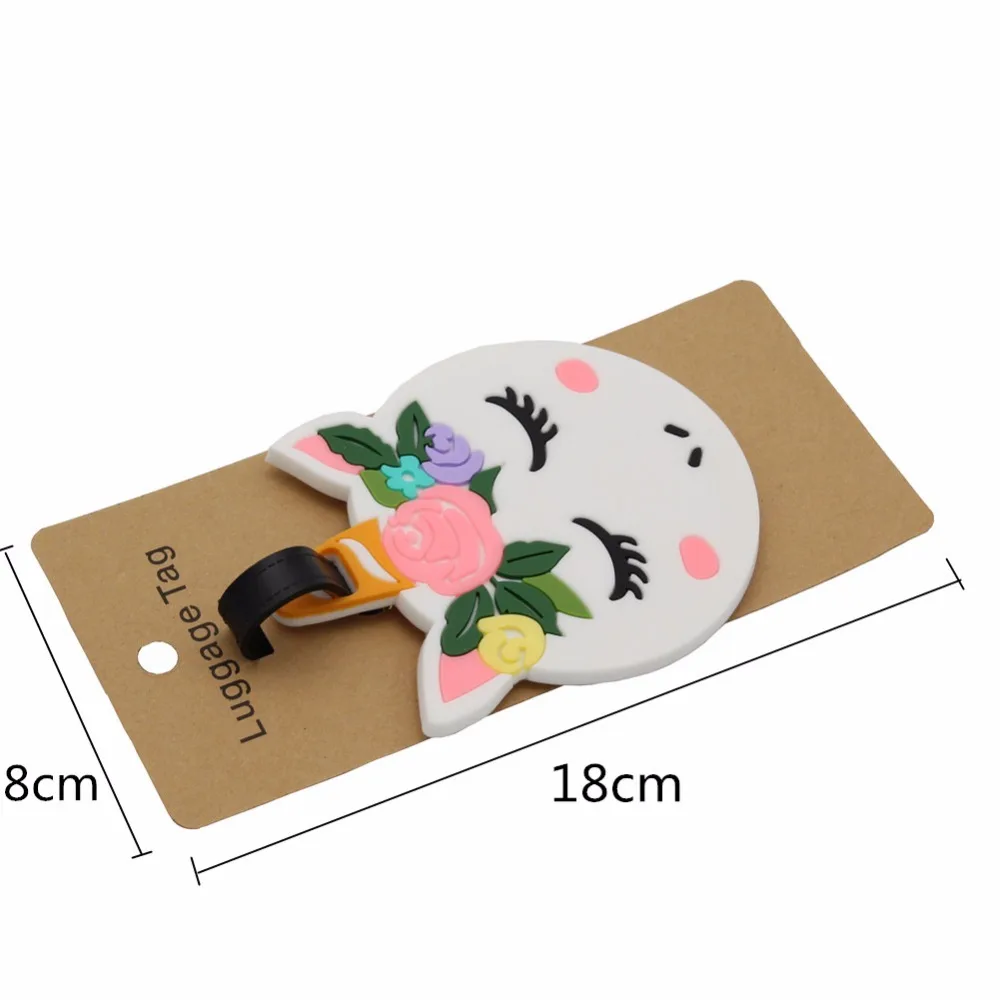 DEZEMIN Luggage Tag Cute Suitcase Identifier ID Address  (9)