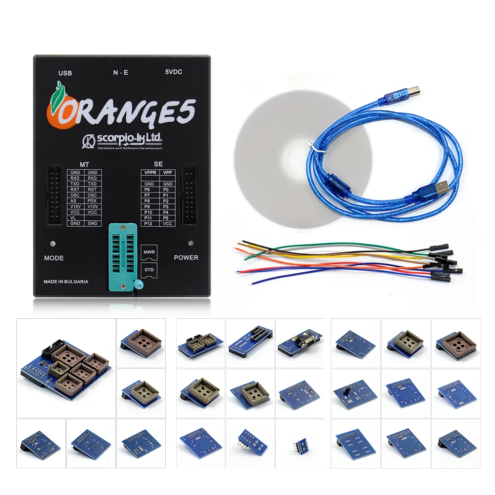 Лучшая цена OEM оранжевый 5 Prgrammer полный адаптер Orange5 ECU Progamming V1.34 Улучшенная функция программного обеспечения