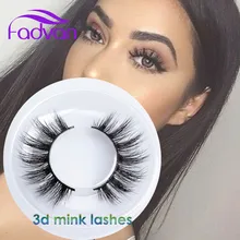 3D норки Мех животных накладные ресницы Норка для ресниц ручной работы натуральный более толстый 1 пара