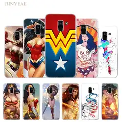 BINYEAE Wonder Woman DC Superhero прозрачный ТПУ мягкий чехол для samsung A3 5 7 2016 2017 A5 A8 2018