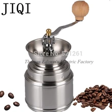 JIQI ручной для специй в зернах кофемолка для риса из нержавеющей стали с регулируемым керамическим сердечником кухонная машина
