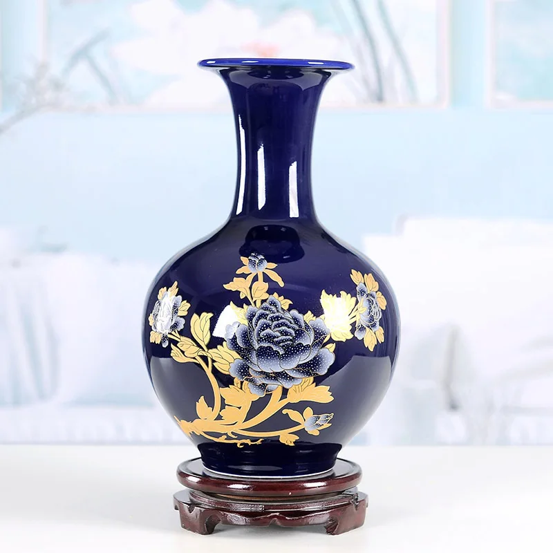 

Creative Fashion Vase Decoration Living Room Flower Arranging Tv Cabinet Table Decoration Jingdezhen porcelain Ceramic vase