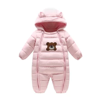

Cotton-padded Clothes Boys Girls Infant Baby Climbing Suits Children Down Cotton-padded rompers
