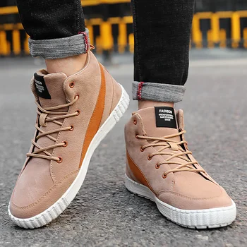 

High Top Shoes Men's Fashion Casual Sneakers Comfortable Trainers Male Adult Footwear Man Leisure Chaussure Femme Plus Size 12