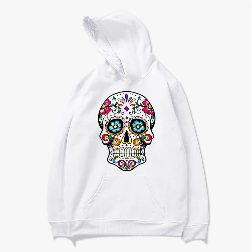 skull head hoodie