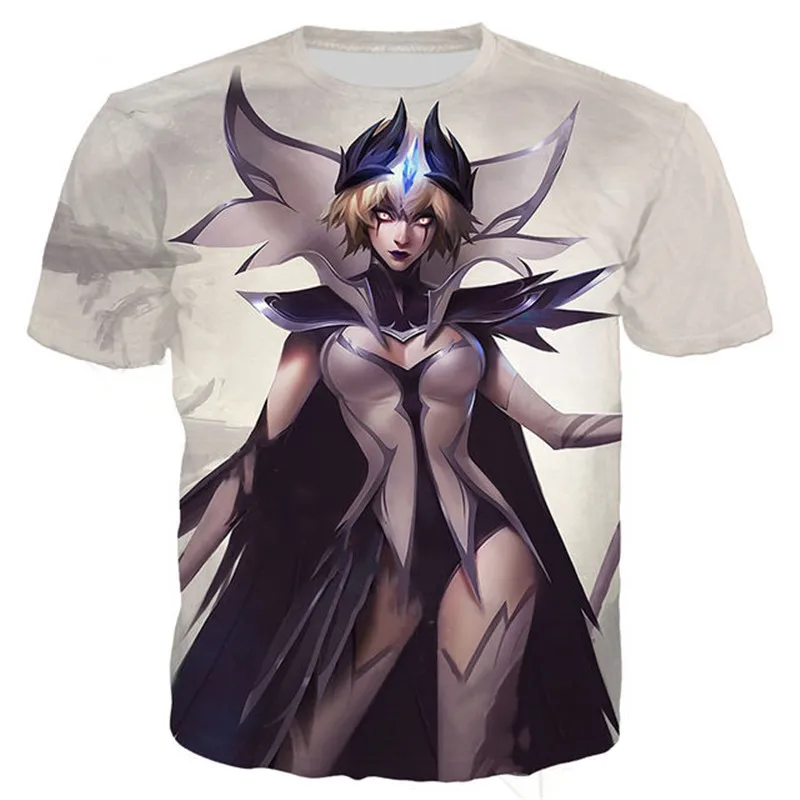 Liumaohua брендовая футболка с 3D принтом League of Legend Invictus Gaming LeBlanc Splash художественная LOL