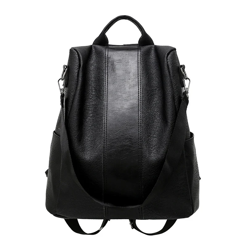 

Casual simple Multifunction Women bag high quality PU leather new Women backpack waterproof fashion youth bag