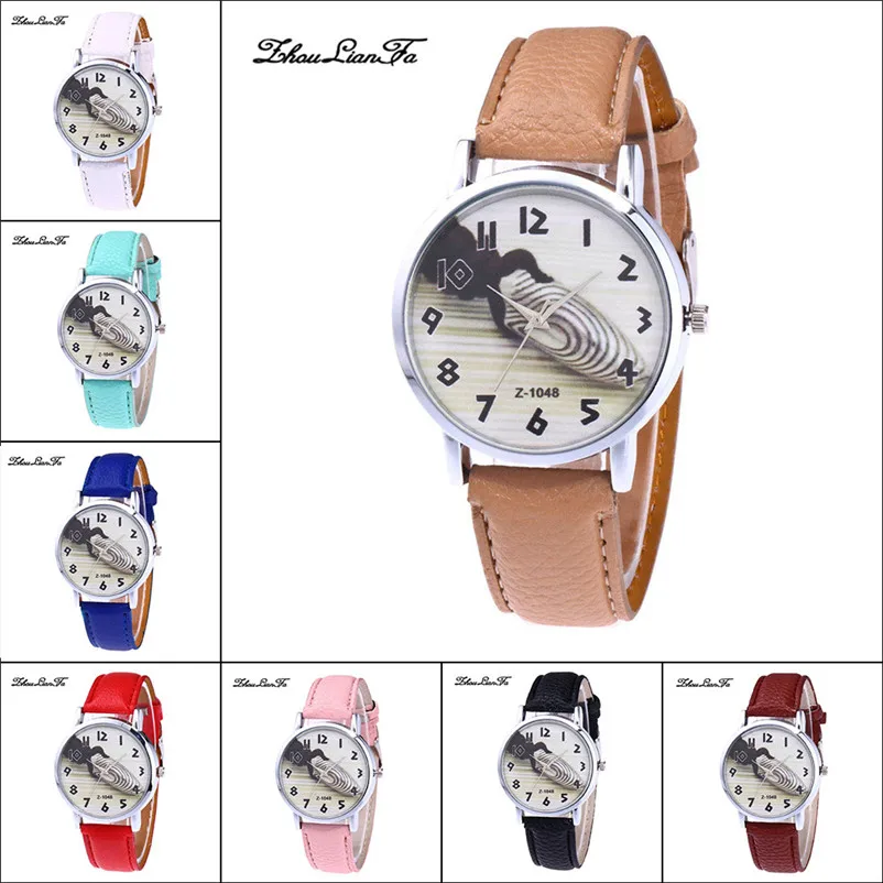 HOT!Newly Design Watch Women casual watches Leather band Alloy Quartz Analog Watches Clock Bracelet relogio feminino A20  (1)