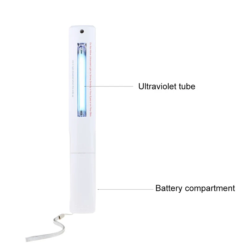 Портативная УФ-дезинфекционная лампа-ультрауф-бактерицидная лампа, 10 секунд быстрой стерилизации, стильный и красивый дизайн формы