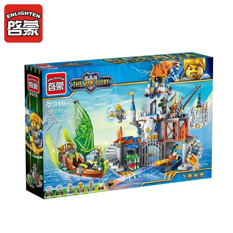 Enlighten Models Building toy Compatible with Lego E2315 656pcs Castle Blocks Toys Hobbies For Boys Girls Model Building Kits Enlighten Models Building toy Compatible with Lego E2315 656pcs Castle Blocks Toys Hobbies For Boys Girls Model Building Kits