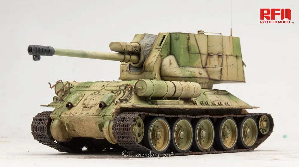 Ржаное поле RFM RM-5013 1/35 масштаб Египетский 122 мм самоходный пистолет пластиковая модель строительный комплект