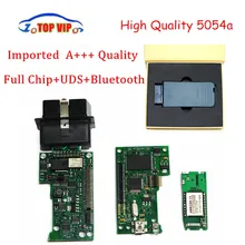 5pcs/lot DHL Free Newest Full Chip VAS5054A Best Quality OBD2 Diagnostic-Tool V4.0.0 vas 5054 Imported Chip Bluetooth +OKI chip
