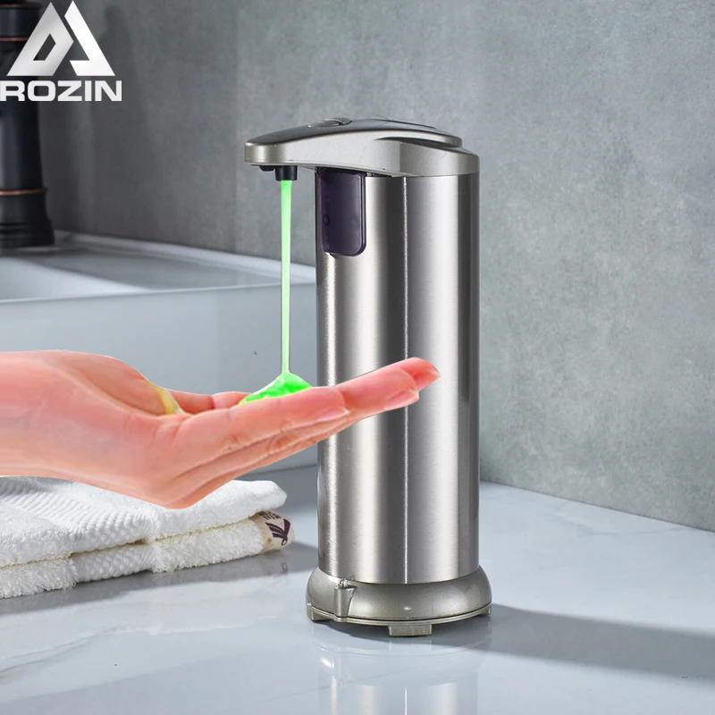 Automatic Liquid Soap Dispenser Built-in infrared Bathroom Sensor Sanitizer Soap Dispenser Infrared Hands Free Soap Containers auto hand soap dispenser with ir sensor auto sensor touchless hand free sanitizer hand washing liquid bottle