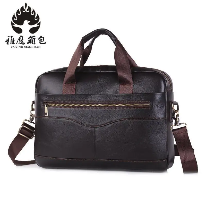 

2018 Cow Genuine Leather Messenger Bags Men Travel Business Crossbody Shoulder Bag For Man Sacoche Homme Bolsa Masculina